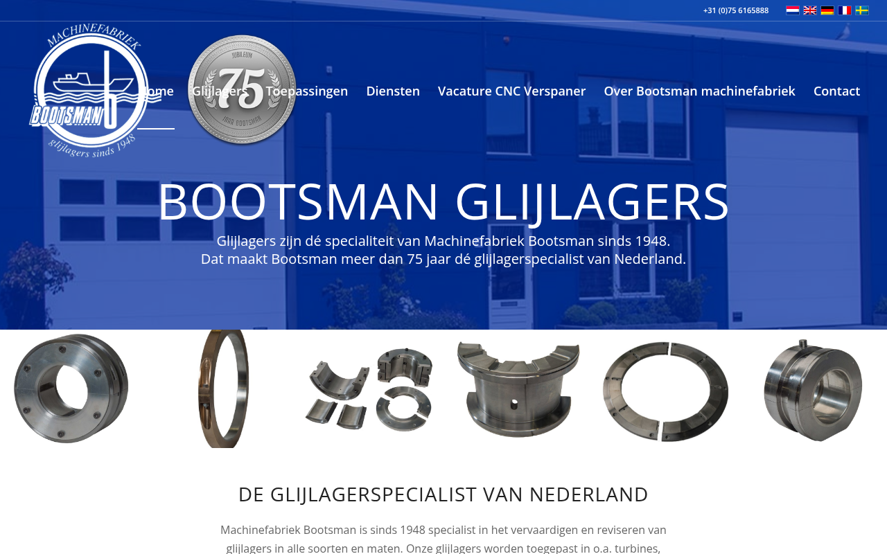 Screenshot van bootsman.nl