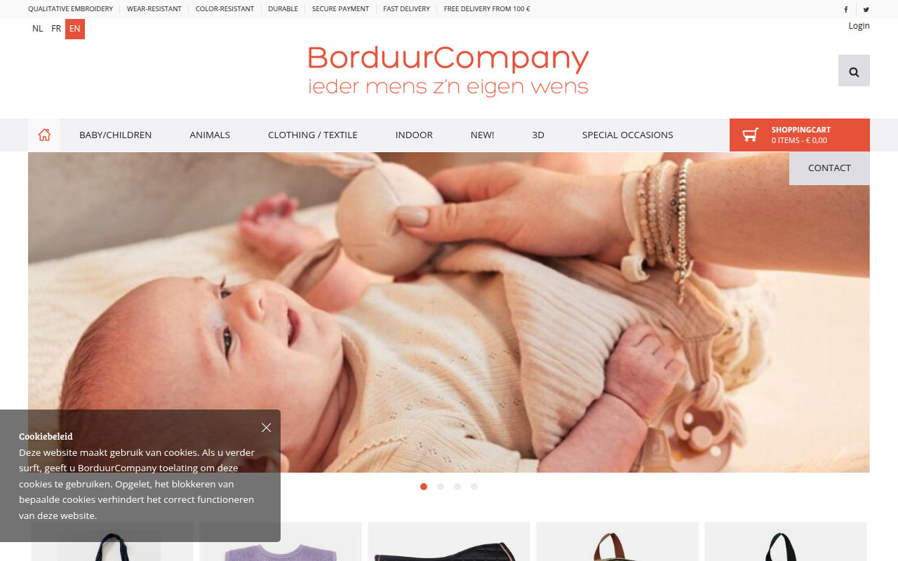 Screenshot van borduurcompany.shop