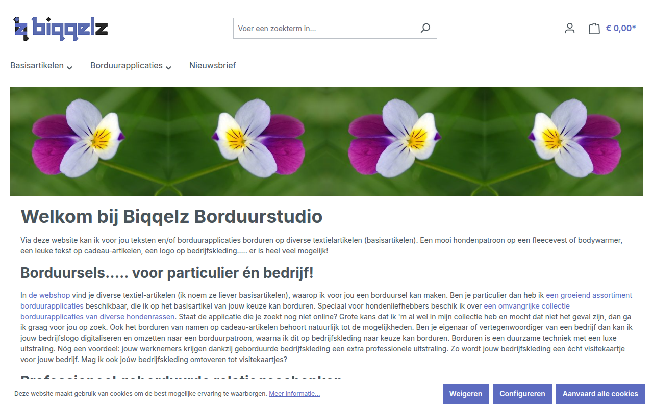 Screenshot van borduurstudio.biqqelz.nl