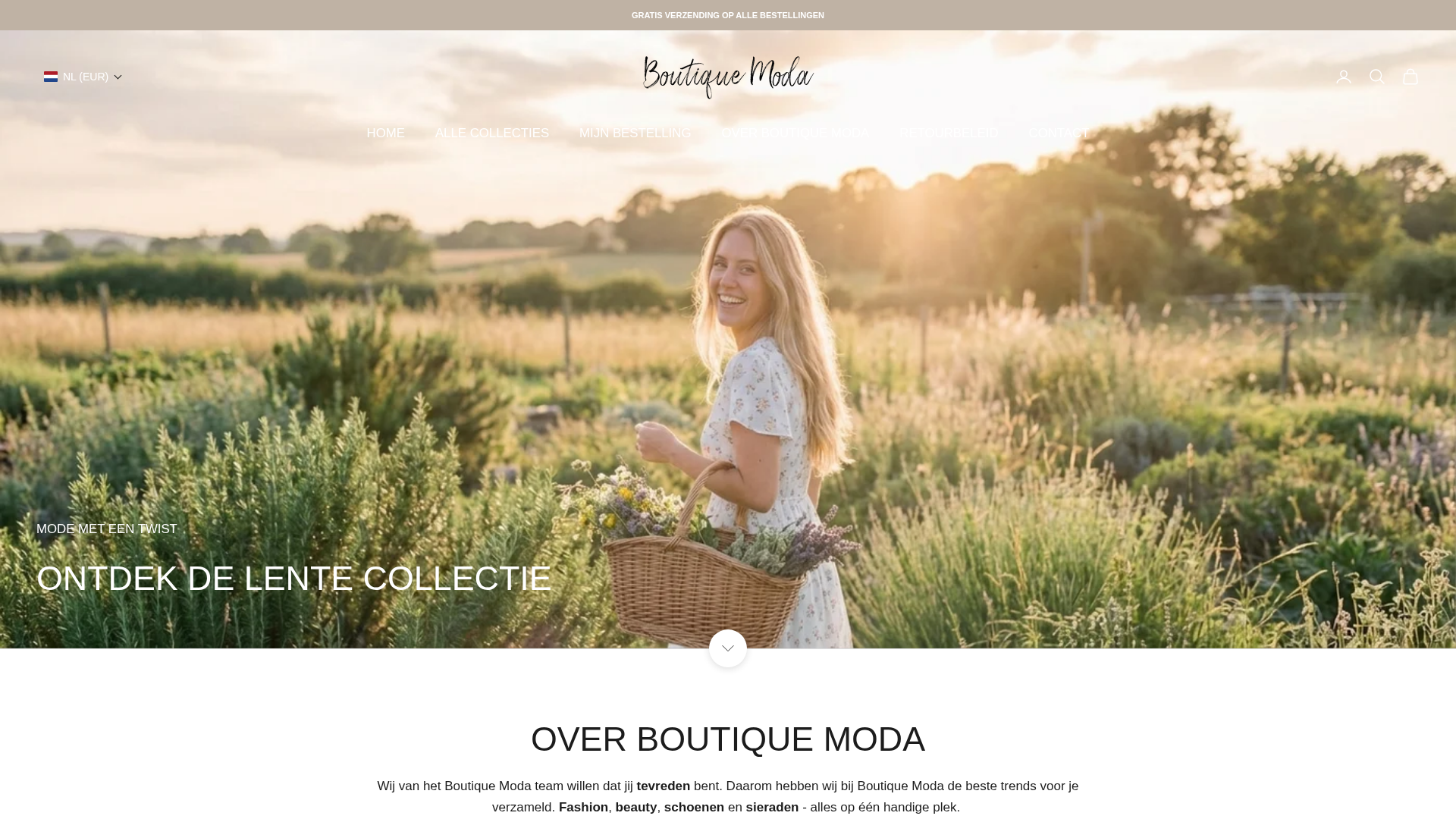 Screenshot van boutique-moda.com