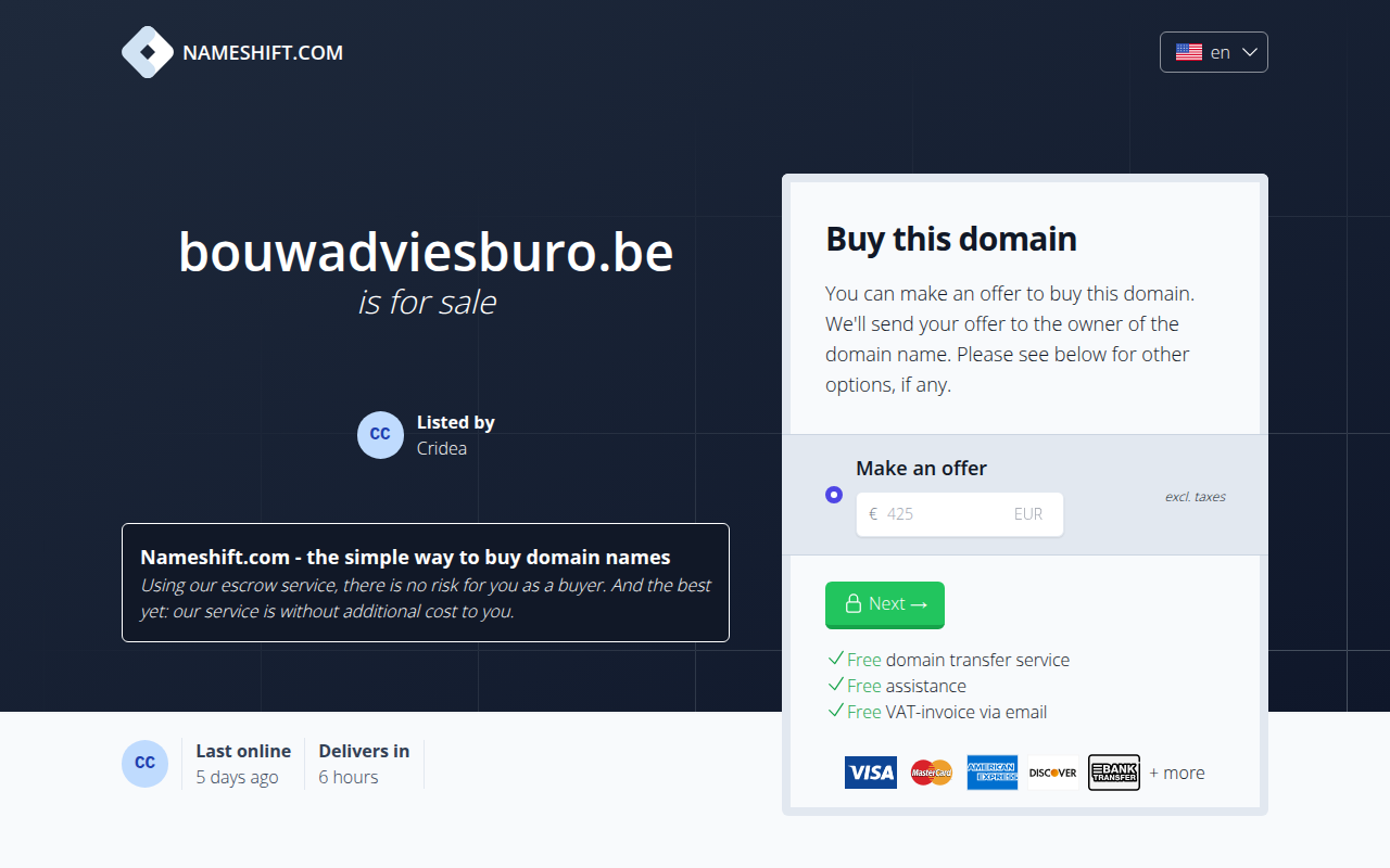 Screenshot van bouwadviesburo.be