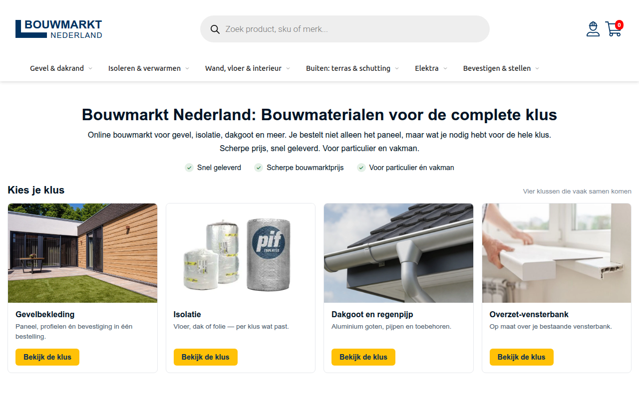 Screenshot van bouwmarktnederland.nl