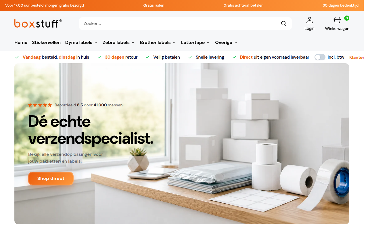 Screenshot van boxstuff.nl