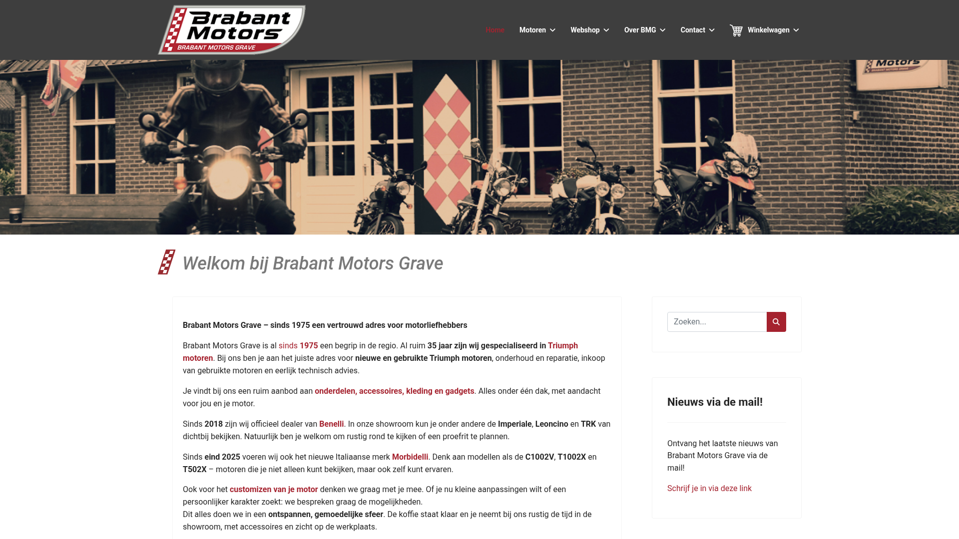 Screenshot van brabantmotors.nl