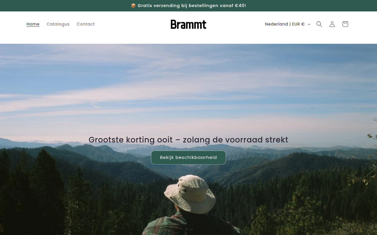 Screenshot van brammt.com