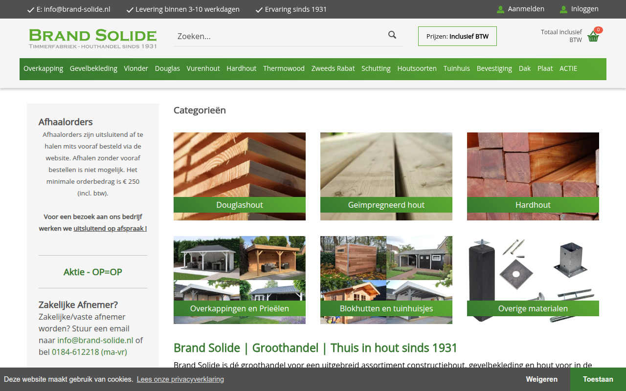 Screenshot van brand-solide.nl
