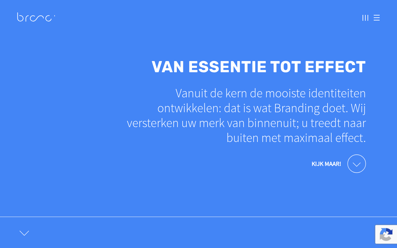 Screenshot van branding.nl