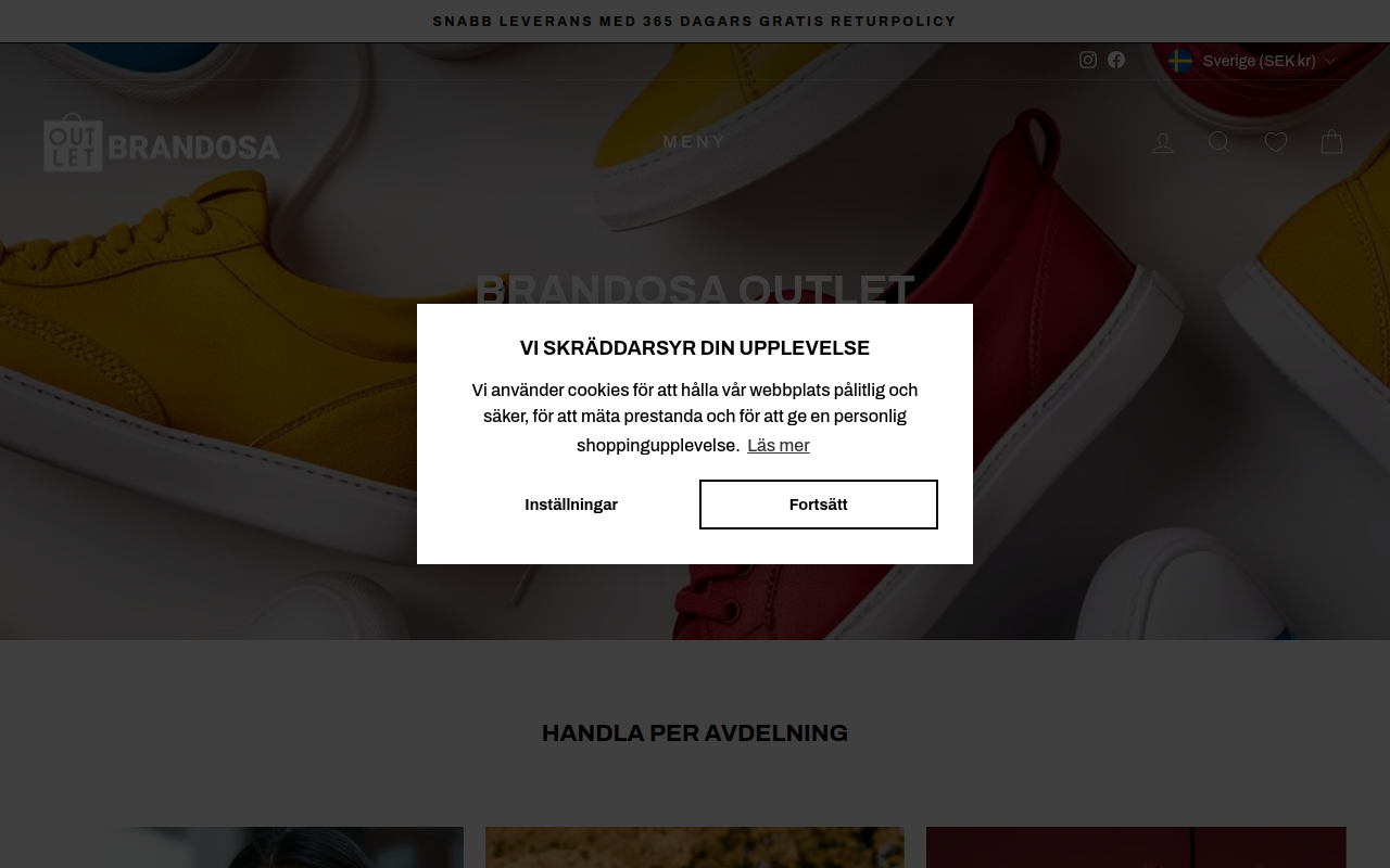 Screenshot van brandosa.com