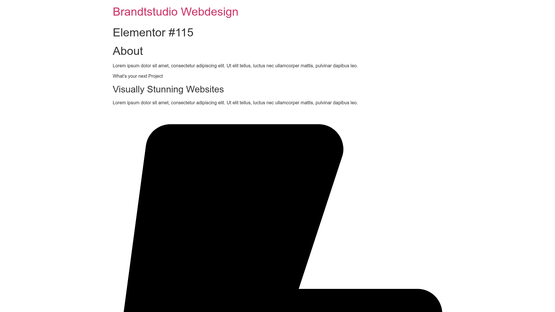 Screenshot van brandtstudio.nl