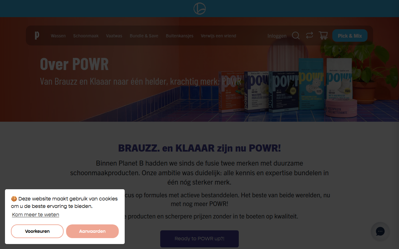 Screenshot van brauzz.com