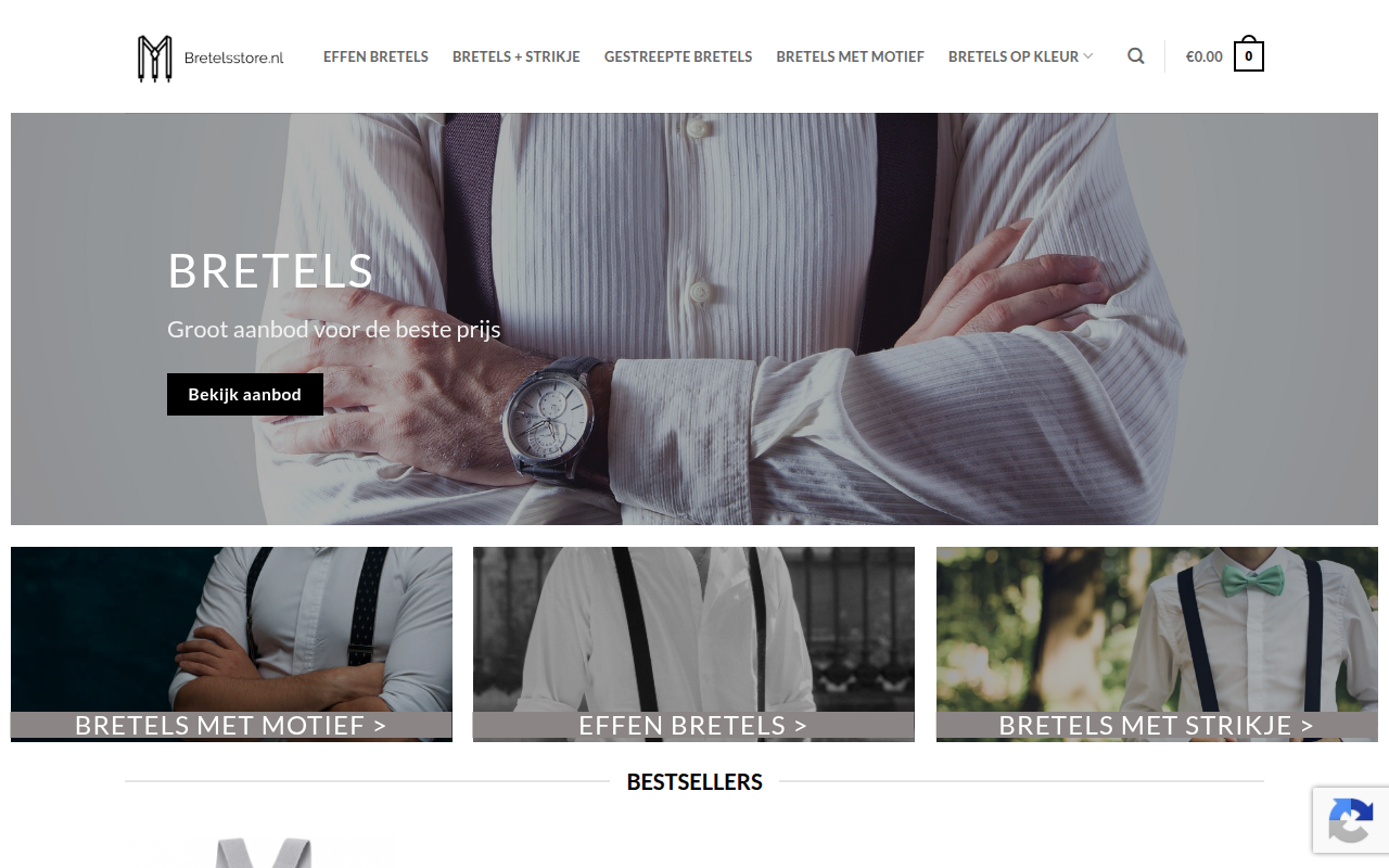 Screenshot van bretelsstore.nl