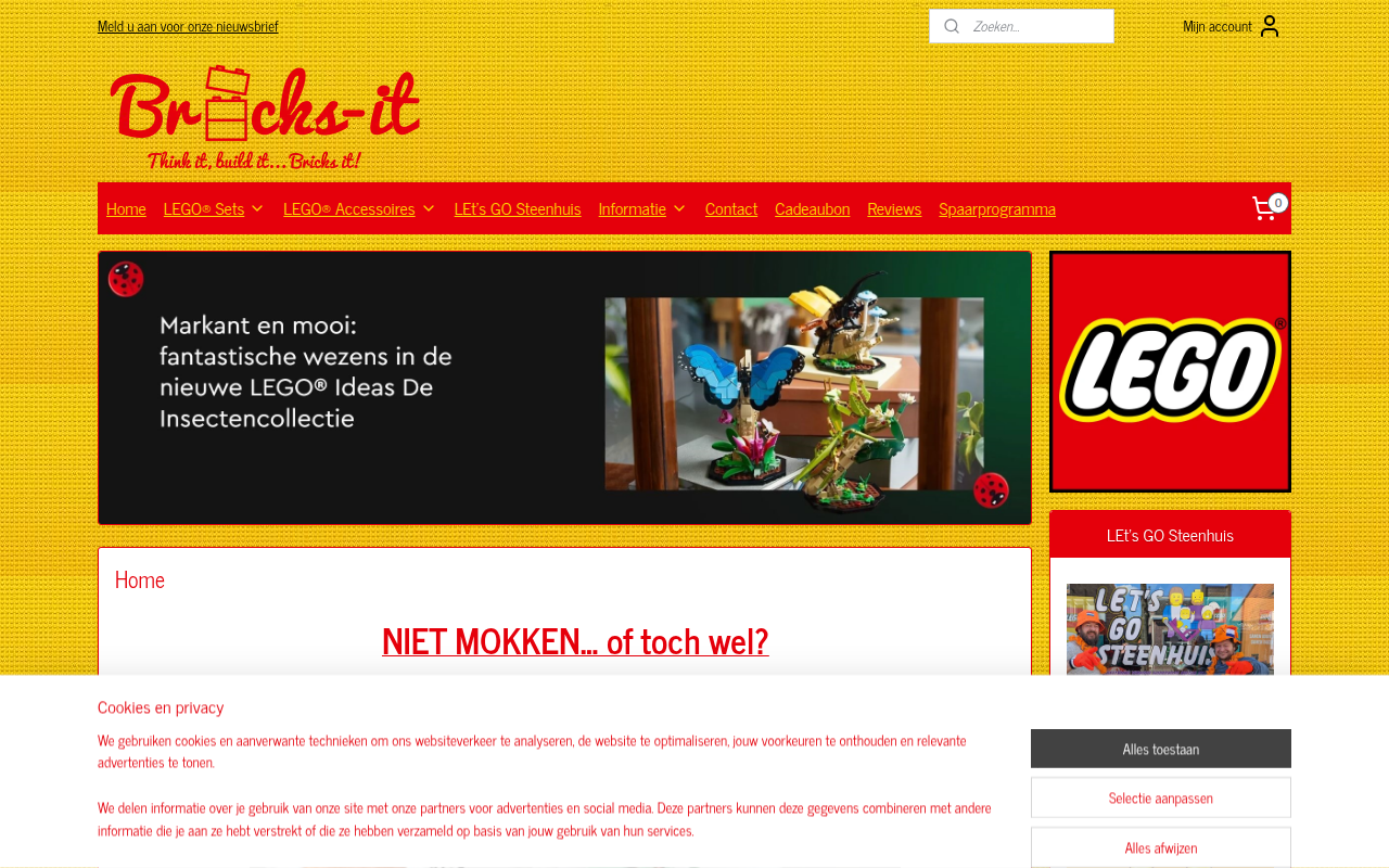 Screenshot van bricks-it.nl