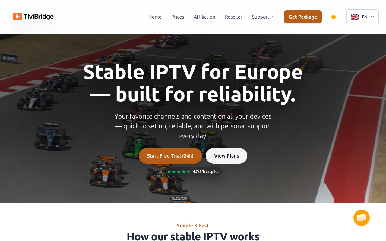 Screenshot van bridge-tv.com