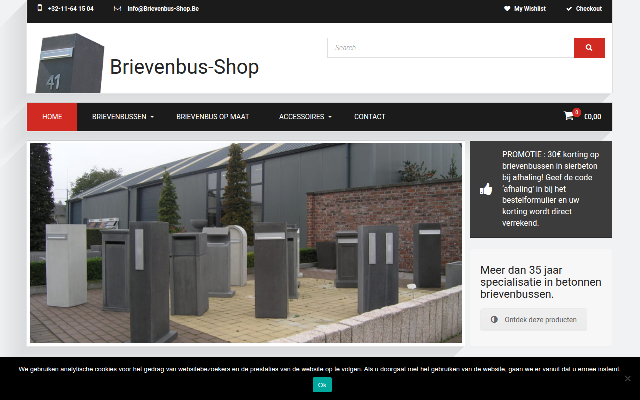 Screenshot van brievenbus-shop.be