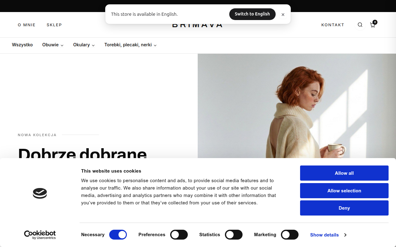 Screenshot van brimava.com