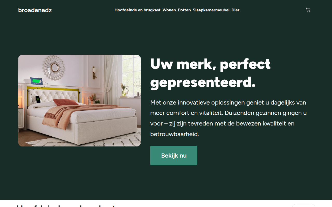 Screenshot van broadenedz.com