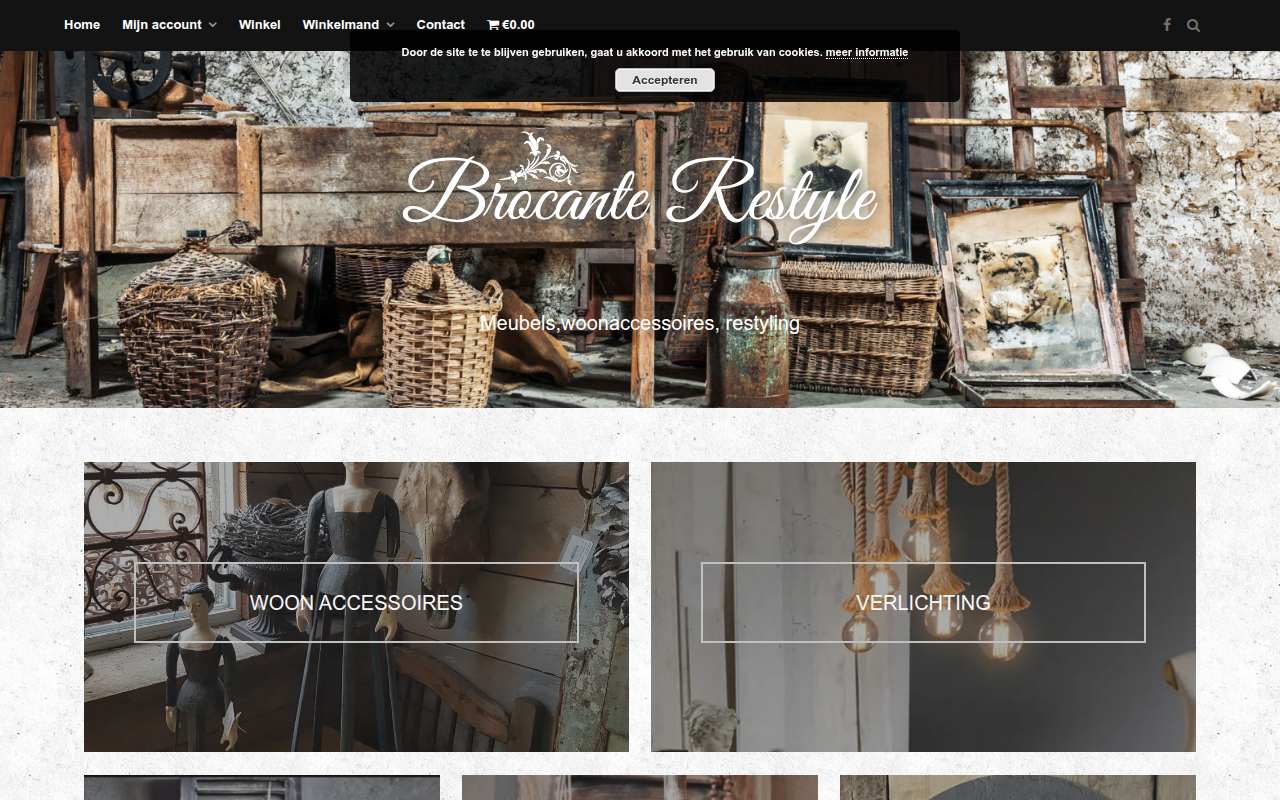 Screenshot van brocanterestyle.nl
