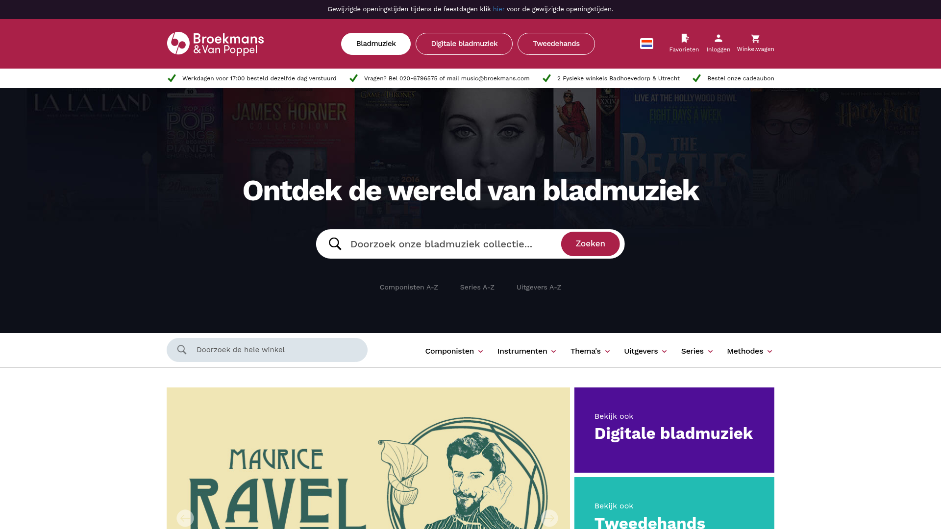 Screenshot van broekmans.com