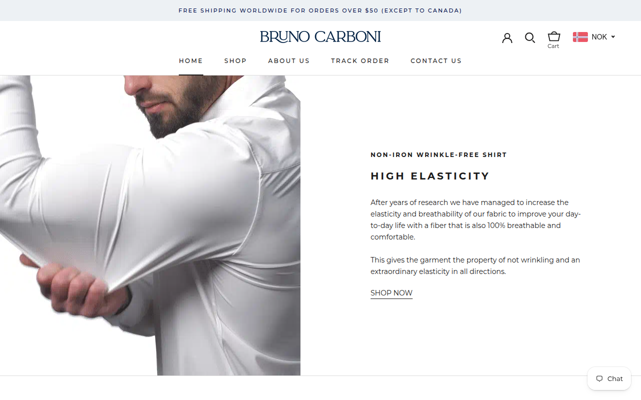 Screenshot van brunocarboni.com