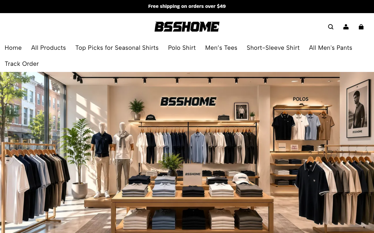 Screenshot van bsshome.com