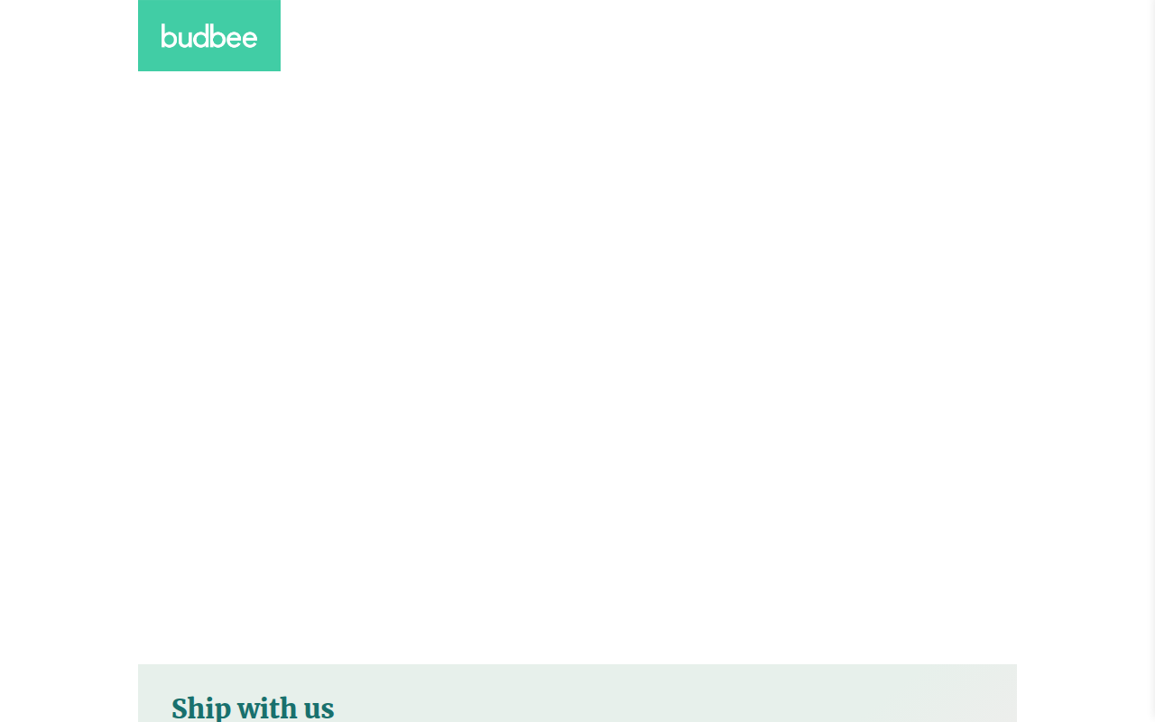 Screenshot van budbee.com