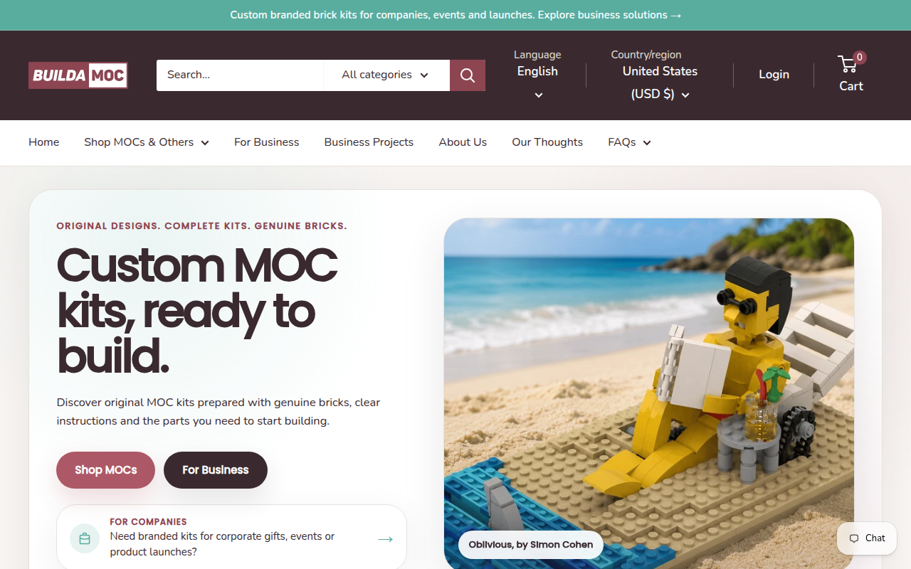 Screenshot van buildamoc.com