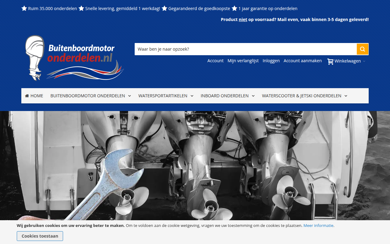 Screenshot van buitenboordmotor-onderdelen.nl