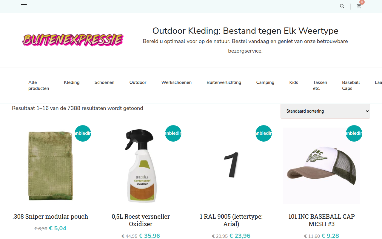 Screenshot van buitenexpressie.com