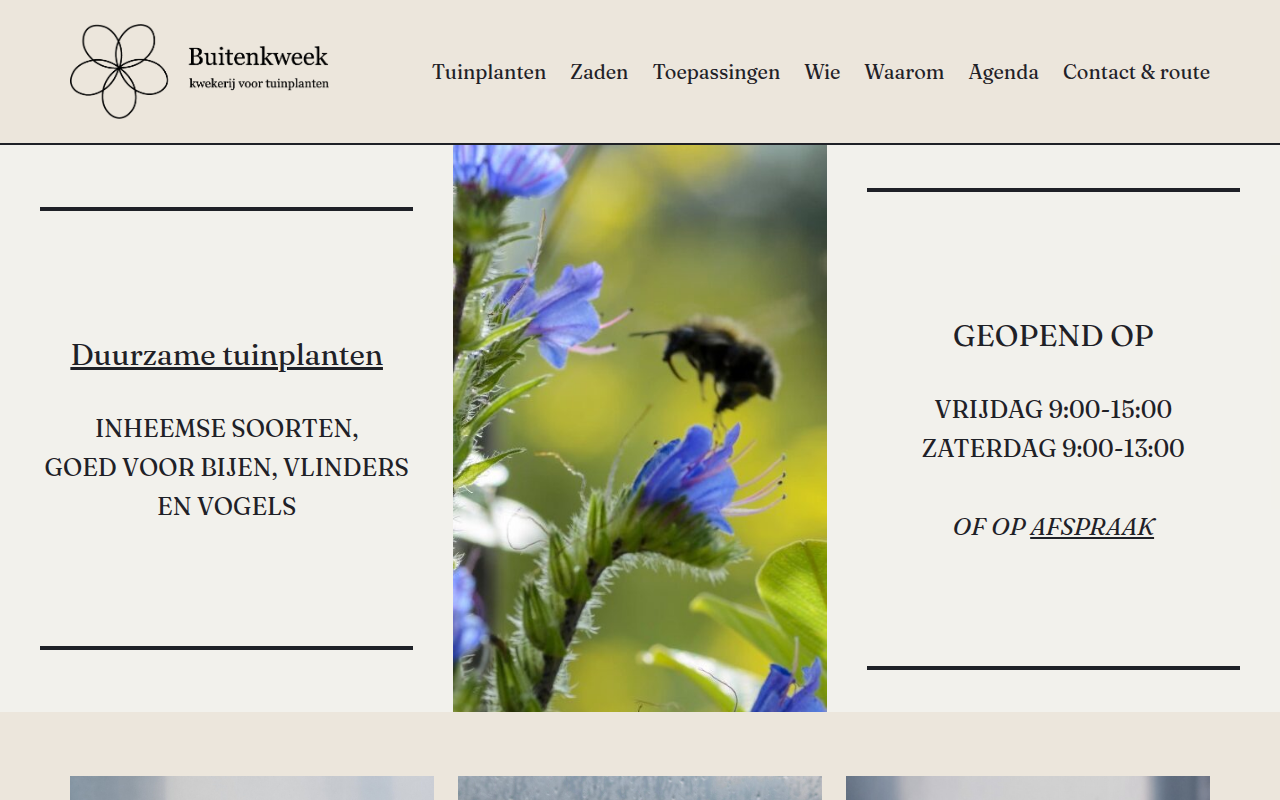 Screenshot van buitenkweek.com