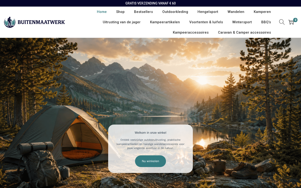 Screenshot van buitenmaatwerk.com
