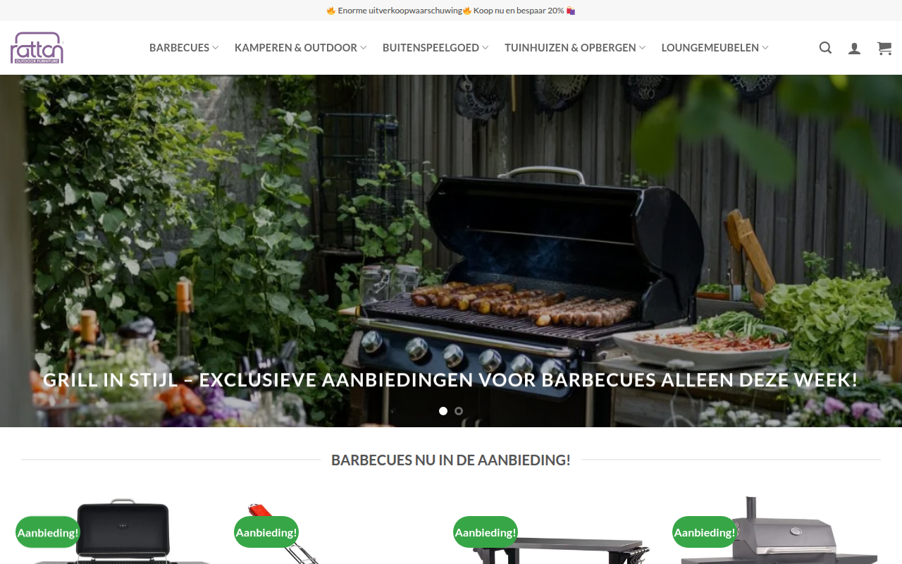 Screenshot van buitenmeubel.com