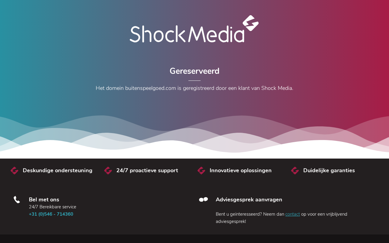 Screenshot van buitenspeelgoed.com