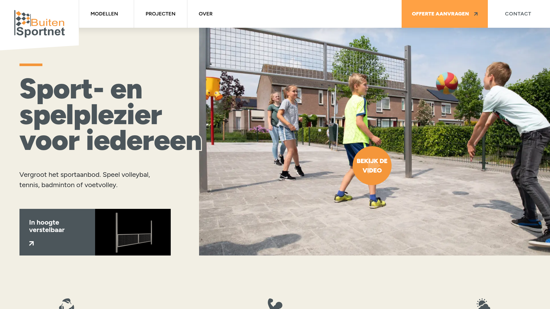 Screenshot van buitensportnet.nl