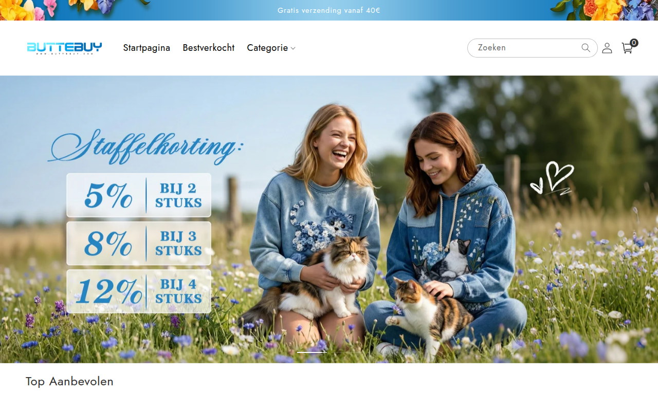Screenshot van buttebuy.com