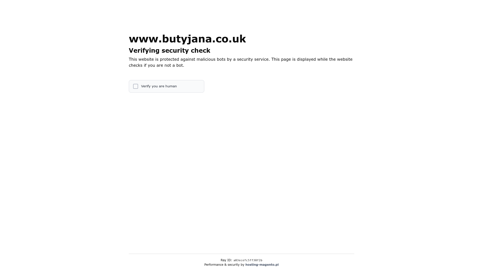 Screenshot van butyjana.co.uk