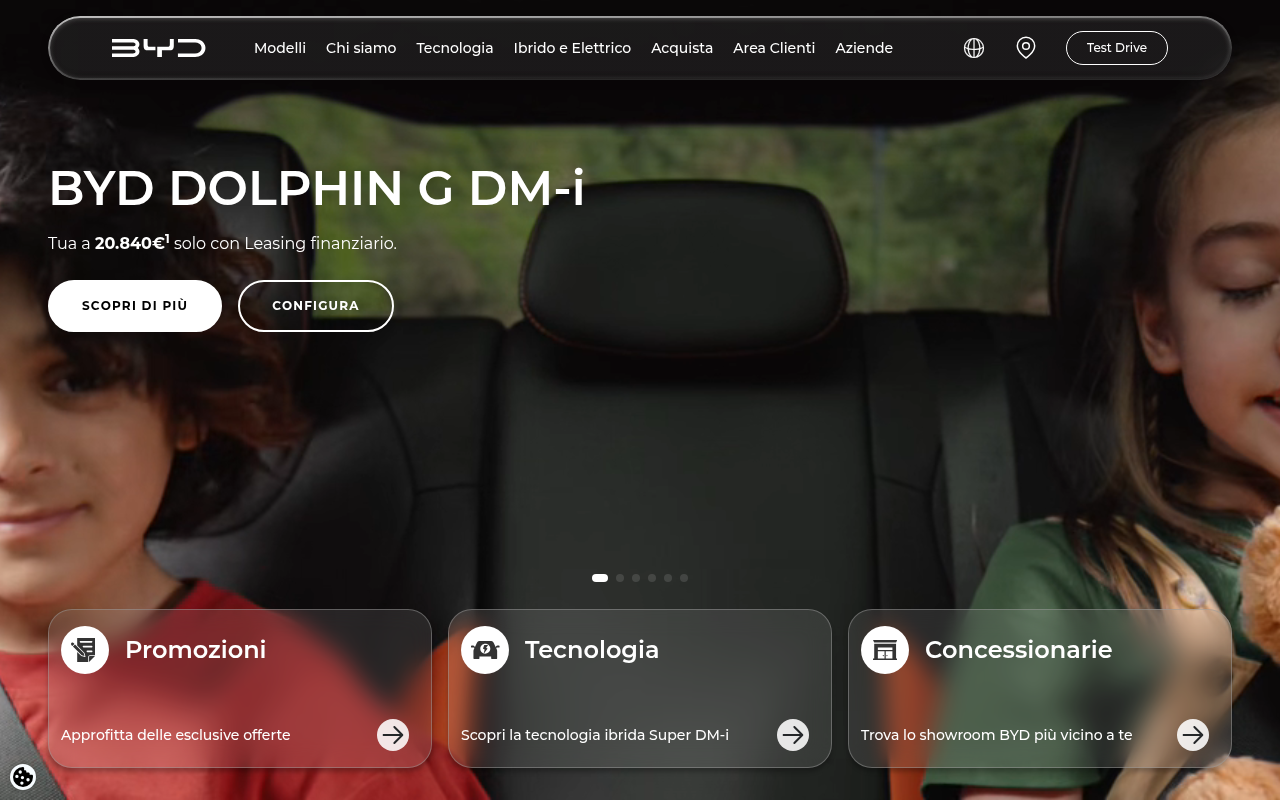 Screenshot van byd.com
