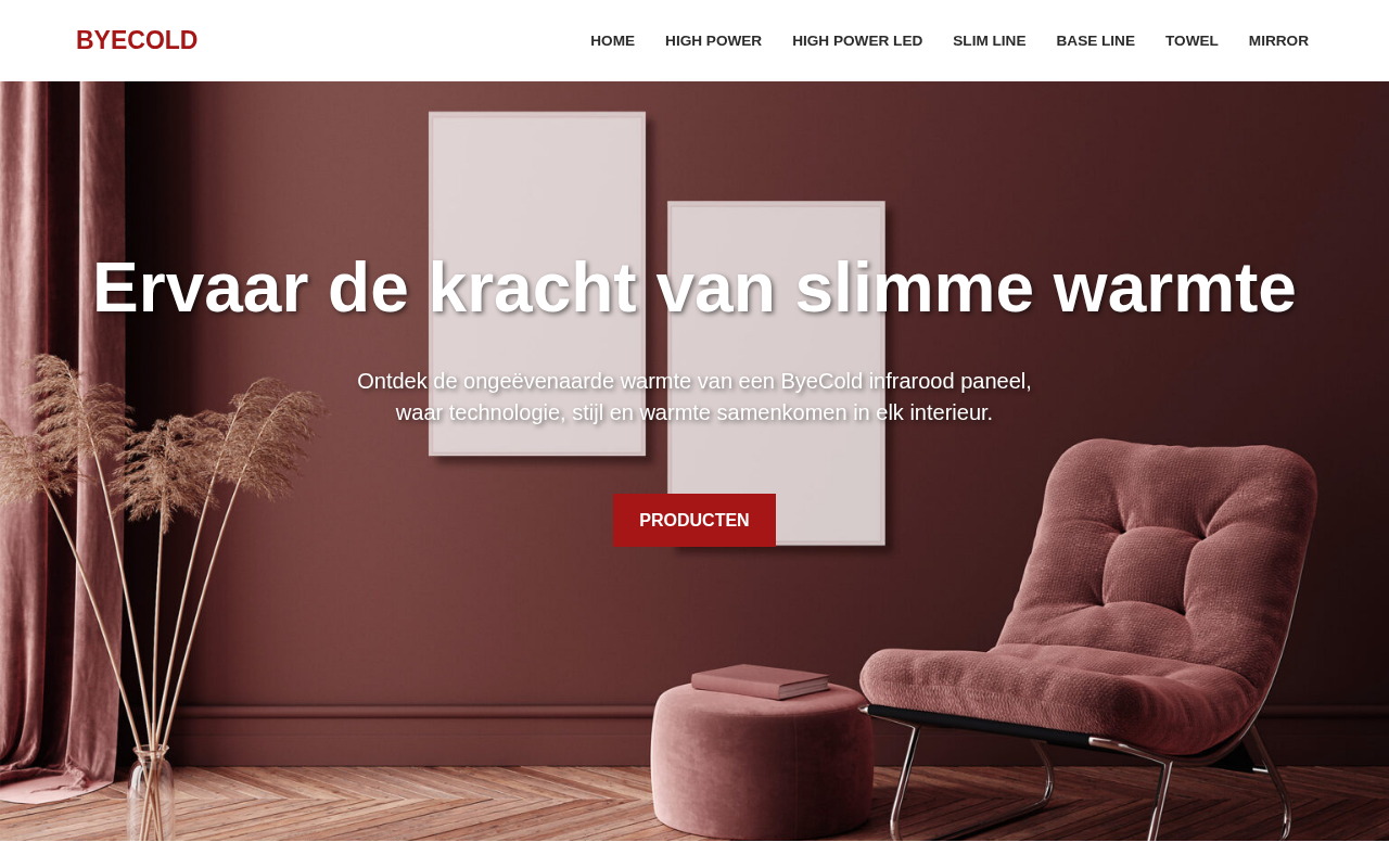 Screenshot van byecold.nl