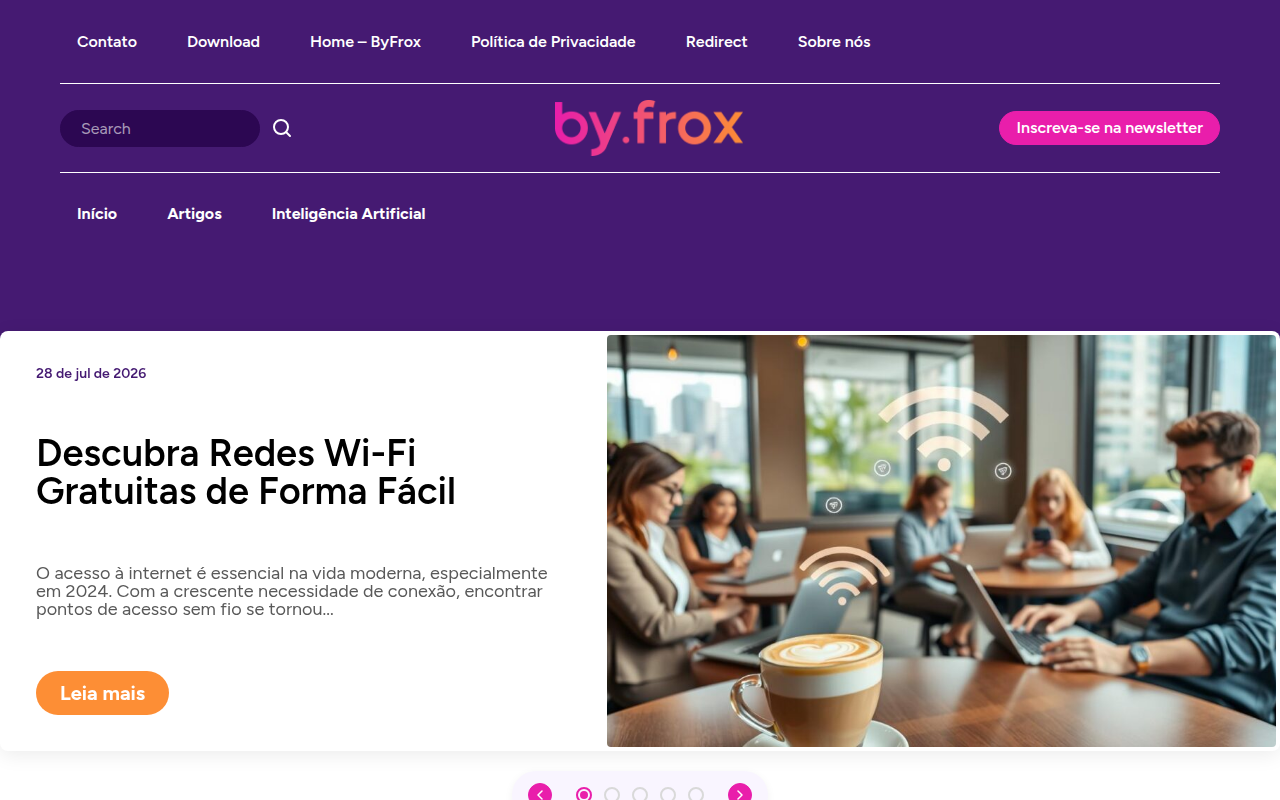 Screenshot van byfrox.com