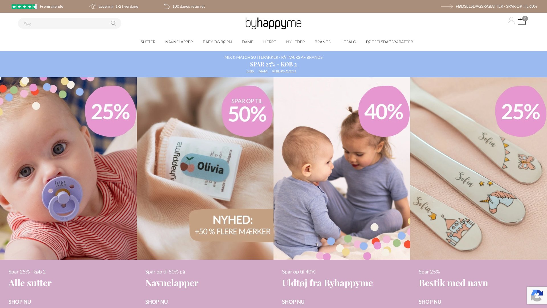 Screenshot van byhappyme.com