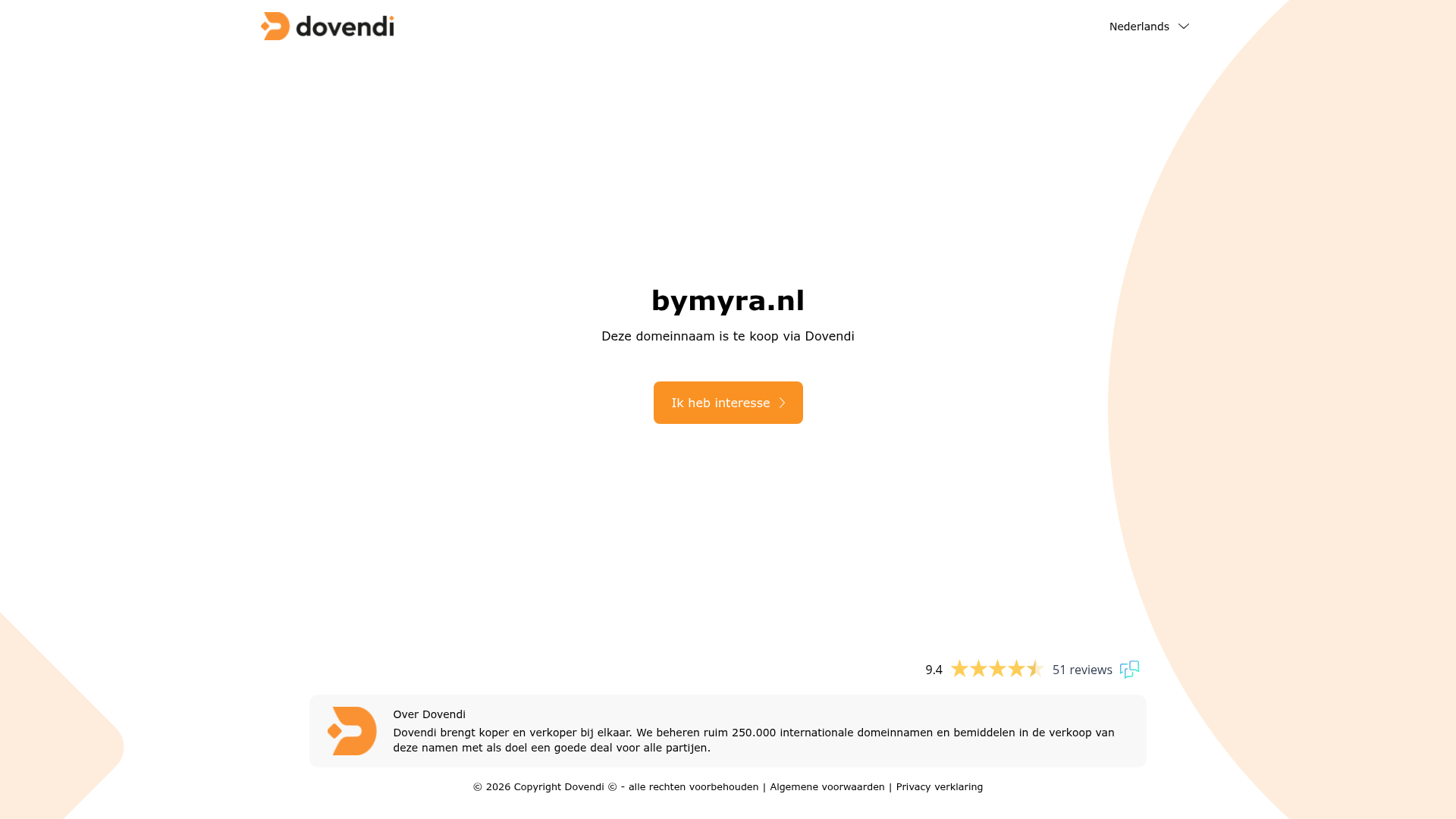 Screenshot van Bymyra