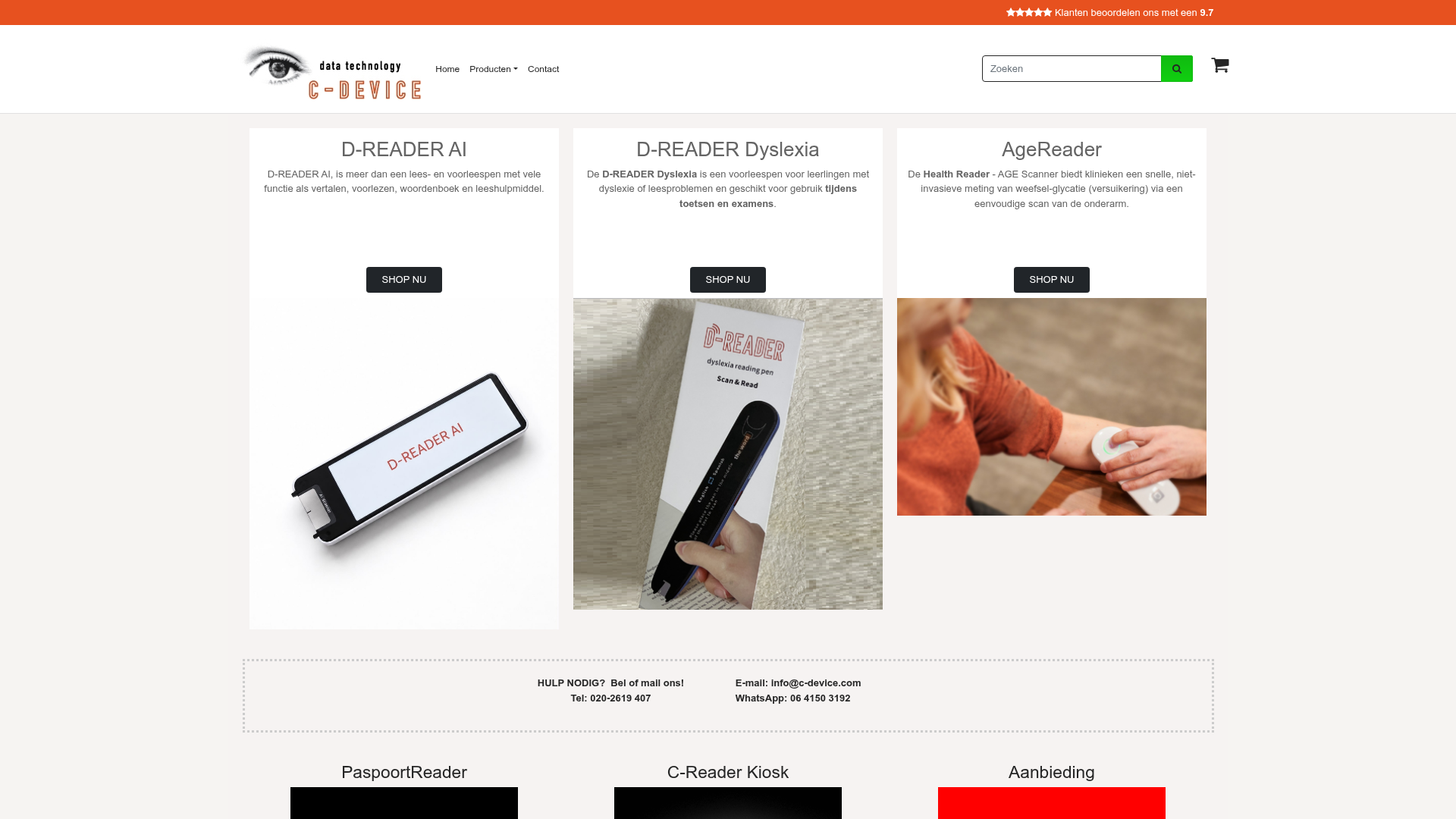 Screenshot van c-deviceshop.com