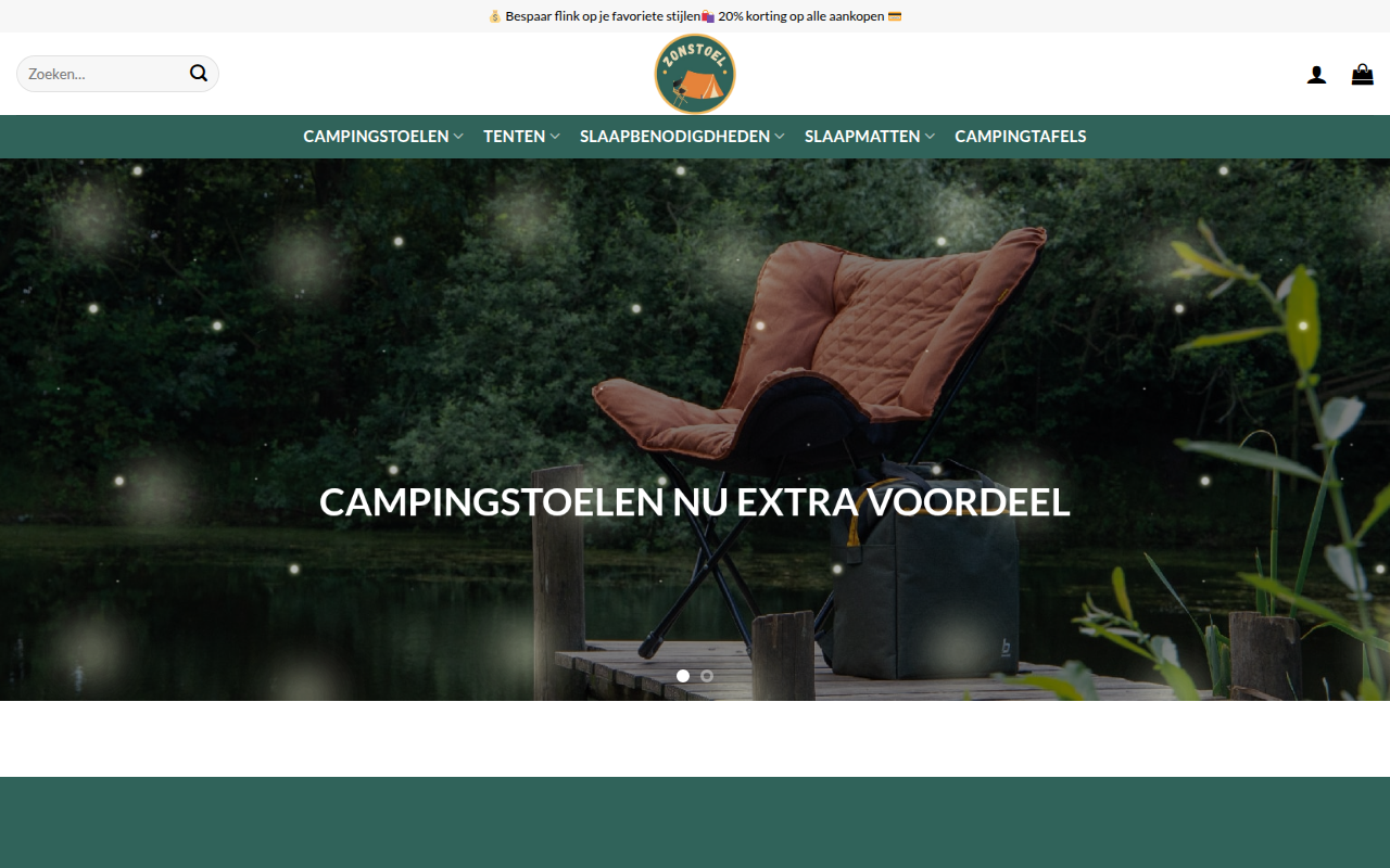 Screenshot van camping-stoelens.com
