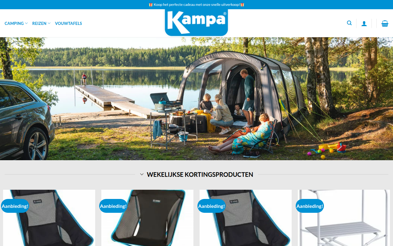 Screenshot van campingfurnitureshop.com