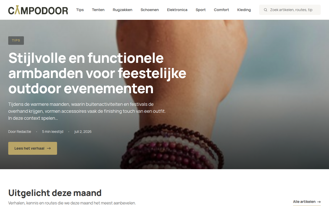 Screenshot van campodoorshop.nl
