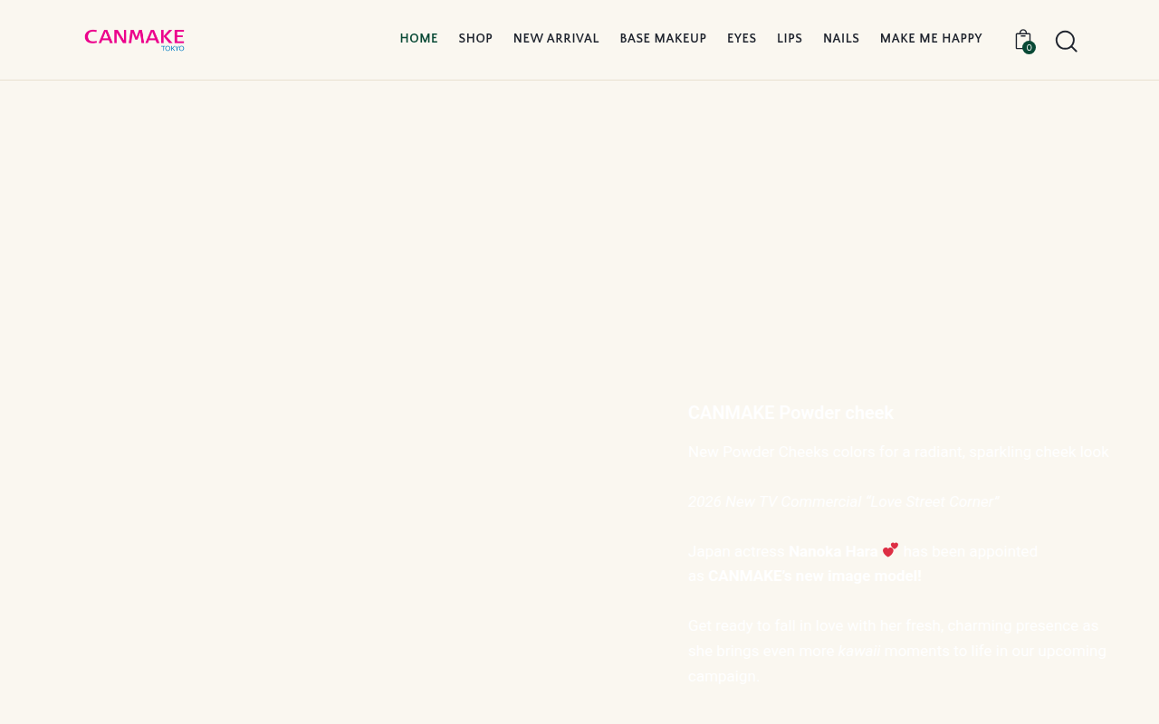 Screenshot van canmakebeauty.com