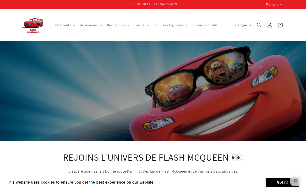 Screenshot van cars-boutique.com
