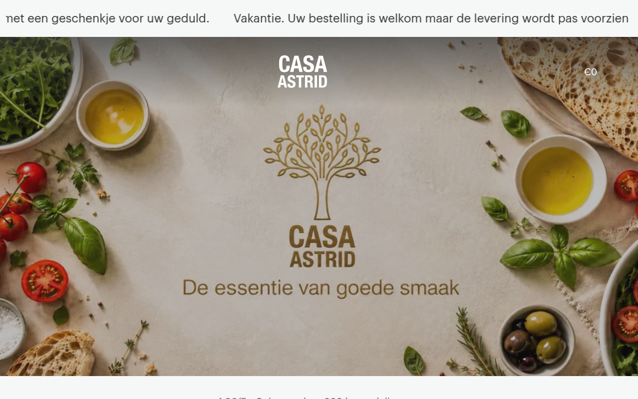 Screenshot van casa-astrid.com
