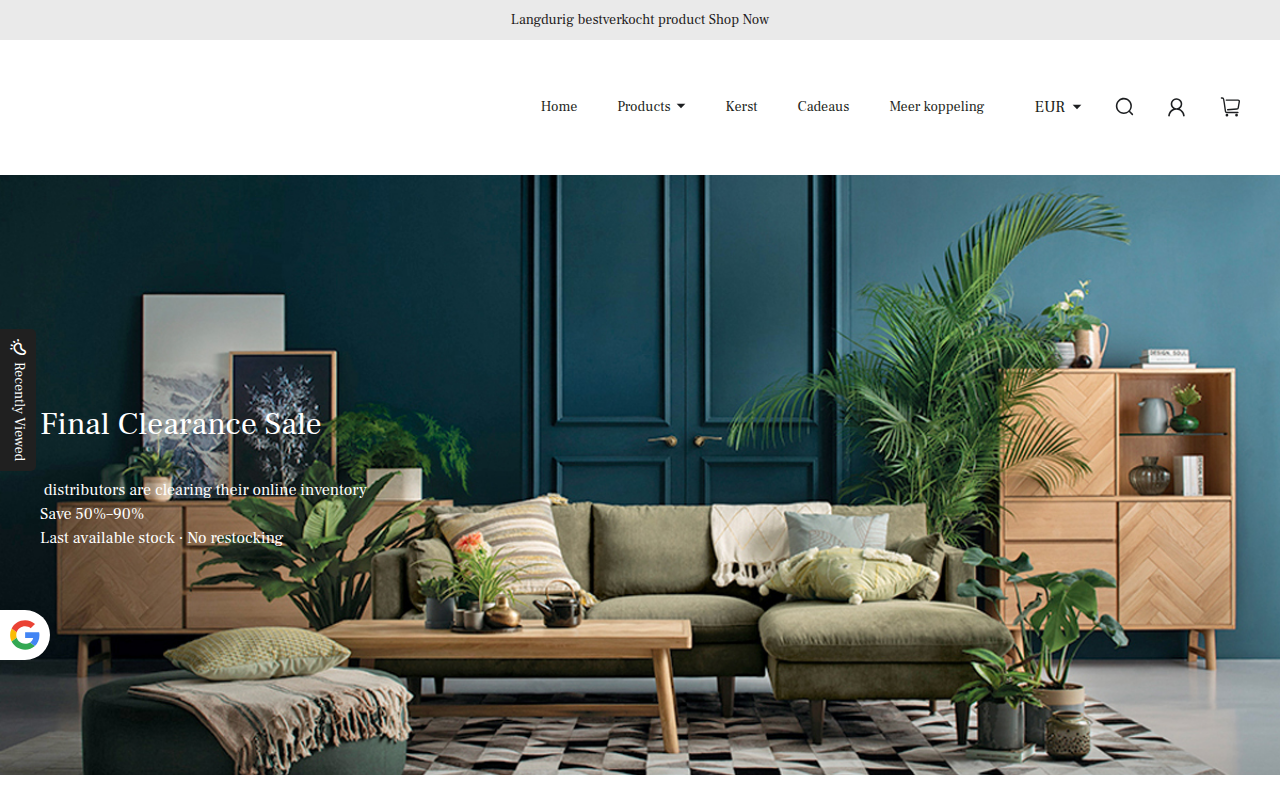 Screenshot van casashopsale.com