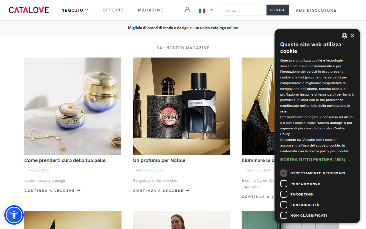 Screenshot van catalove.com