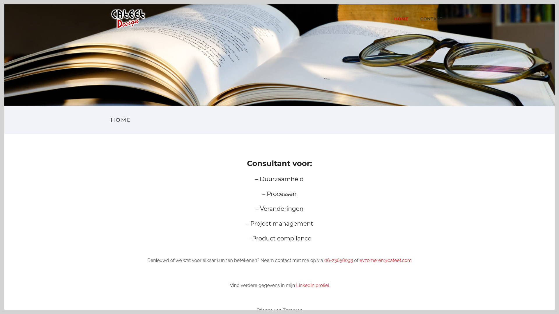 Screenshot van cateet.com